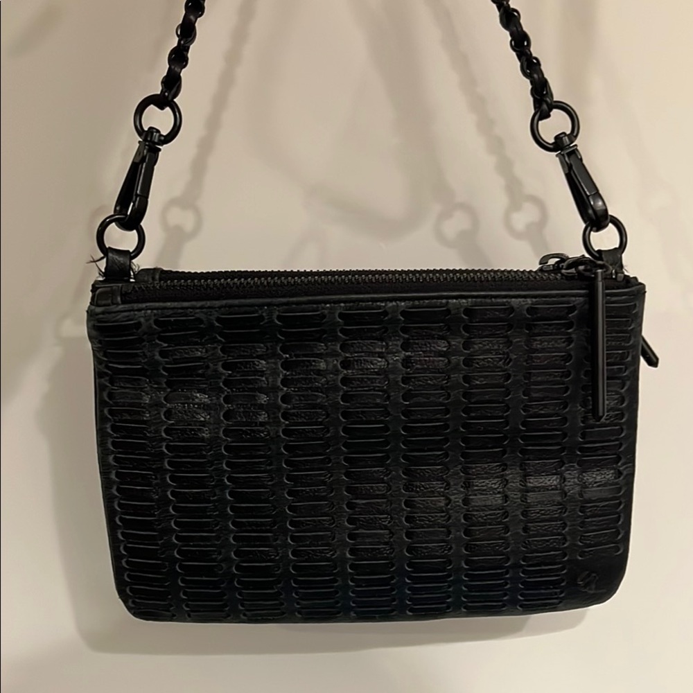 Elliott Lucca Trio Leather Shoulder Bag Purse